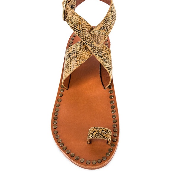 Beek Hawk Sandal in Tan Snake Sz 8 - Picture 2 of 11